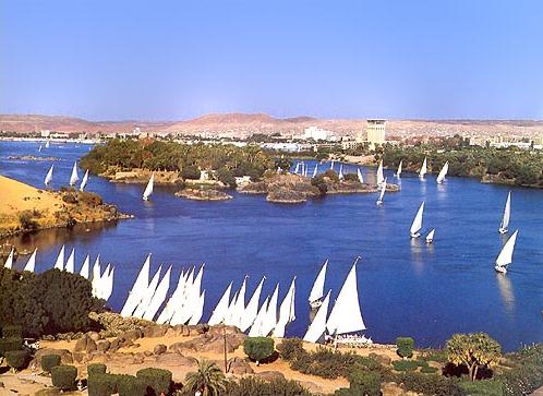 Sail Boats at Aswan