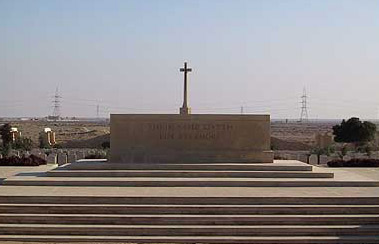 Part of the British memorial at al-Alamein