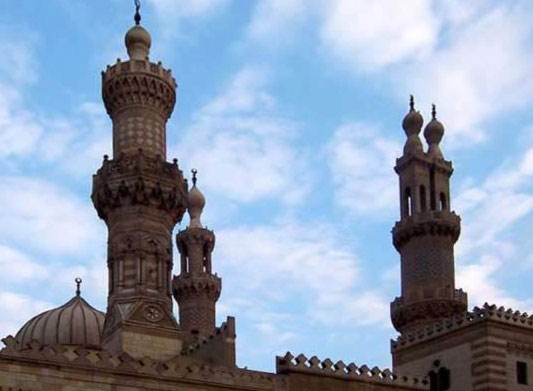 Minarets of the Al Azhar Mosque, Cairo