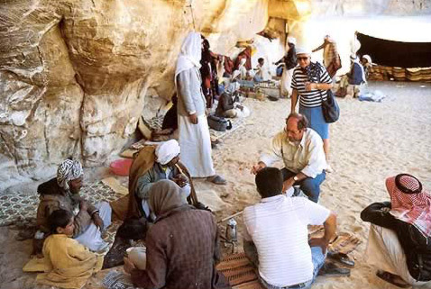 Bedouin Lunch with Tourists