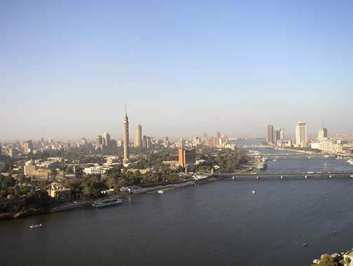 Cairo by Day from the Four Season's 19th Floor