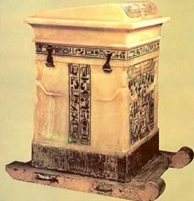 The canopic chest of Tutankhamun