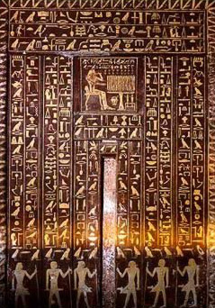 False Door of Mehu at Saqqara, 6th Dynasty