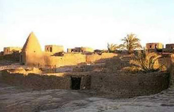 And Old Section of Farafra's main city
