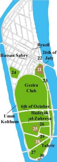 Map (1) of Gezira Island