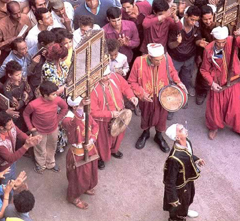 Entertainer at an Egyptian Festival
