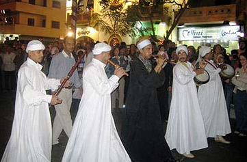 Musicians on Baghdad Street in Korba, Heliopolis