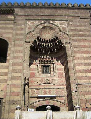 A view of the portal of the Mosque of Mahmud Pasha