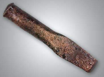 A flat, copper chisel used for stone work in Ancient Egypt