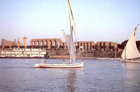 The Nile In front of Luxor Temple