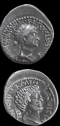 Coins of Cleopatra & Mark Antony