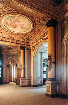 View of the ball room on the first floor