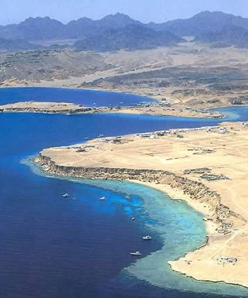A View of Sharm el-Sheikh and Ras Um Sid
