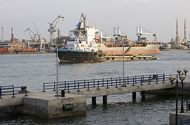 Another view of the Suez Canal at Port Said