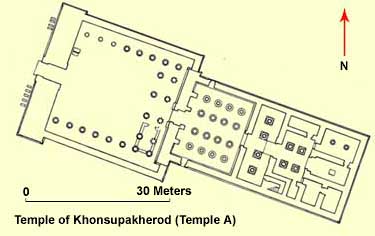 Ground Plan of the Temple of Khonsupakherod